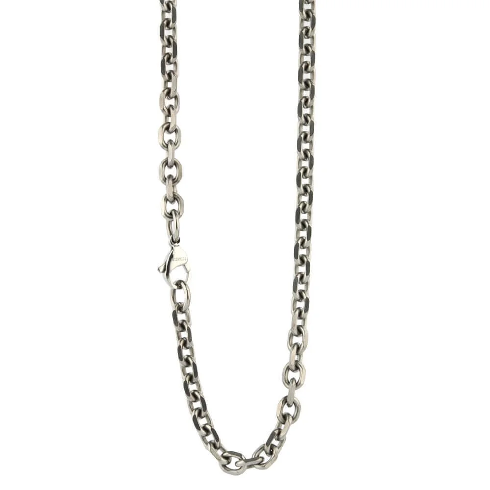 Mens titanium 2025 chain necklace